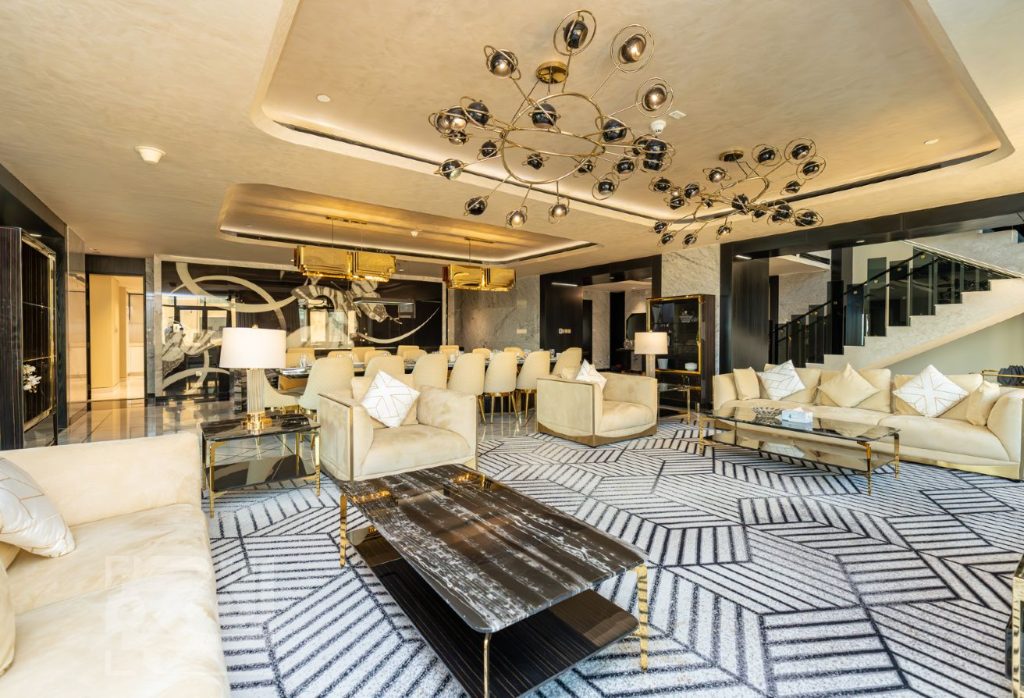 Furnished 4-BHK + 2-Maid Penthouse | Marina View